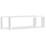 Wall Cube Shelves 2 pcs White 80x15x26.5 cm Engineered Wood