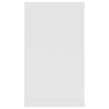 Wall Cube Shelves 2 pcs White 80x15x26.5 cm Engineered Wood