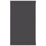Wall Cube Shelves 6 pcs Grey 80x15x26.5 cm Engineered Wood