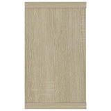 Wall Cube Shelves 2 pcs Sonoma Oak 80x15x26.5 cm Engineered Wood