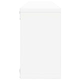 Wall Cube Shelves 2 pcs White&Sonoma Oak 80x15x26.5cm Engineered Wood - Extra Image