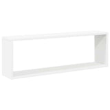 Wall Cube Shelves 6 pcs White&Sonoma Oak 80x15x26.5cm Engineered Wood - Rear View