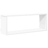 Wall Cube Shelves 4 pcs White 60x15x23 cm Engineered Wood - Top-Down View