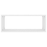 Wall Cube Shelves 6 pcs White 60x15x23 cm Engineered Wood