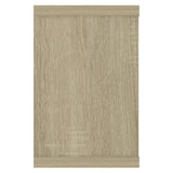 Wall Cube Shelves 2 pcs Sonoma Oak 60x15x23 cm Engineered Wood