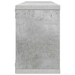 Wall Cube Shelves 2 pcs Concrete Grey 60x15x23 cm Engineered Wood