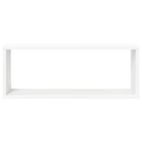 Wall Cube Shelves 2 pcs White and Sonoma Oak 60x15x23 cm Engineered Wood