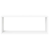 Wall Cube Shelves 4 pcs White and Sonoma Oak 60x15x23 cm Engineered Wood