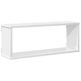 Wall Cube Shelves 4 pcs High Gloss White 60x15x23 cm Engineered Wood - Top-Down View