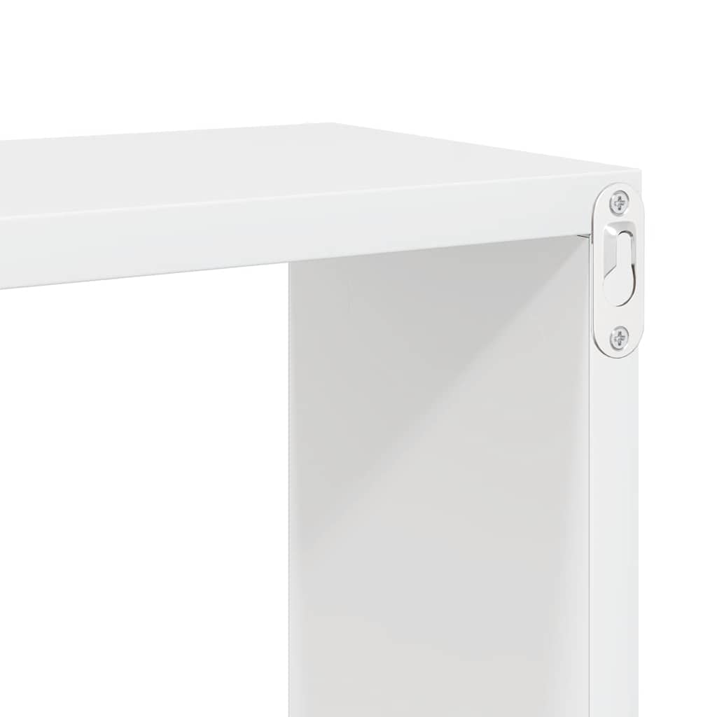 Wall Cube Shelves 6 pcs High Gloss White 60x15x23 cm Engineered Wood