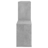 Wall Shelf Concrete Grey 100x18x53 cm Engineered Wood