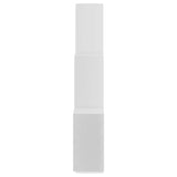 Wall Cube Shelf White 78x15x93 cm Engineered Wood