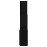 Wall Cube Shelf Black 78x15x93 cm Engineered Wood - 45-Degree Angle