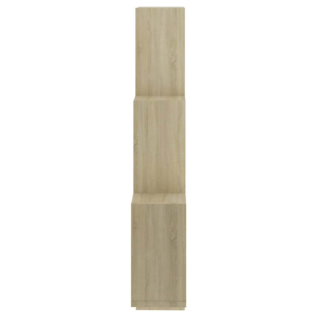 Wall Cube Shelf Sonoma Oak 78x15x93 cm Engineered Wood