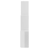 Wall Cube Shelf High Gloss White 78x15x93 cm Engineered Wood