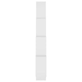 Wall Cube Shelf White 90x15x119 cm Engineered Wood