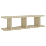 Wall Shelves 2 pcs Sonoma Oak 75x18x20 cm Engineered Wood