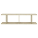 Wall Shelves 2 pcs Sonoma Oak 75x18x20 cm Engineered Wood