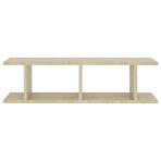 Wall Shelves 2 pcs Sonoma Oak 75x18x20 cm Engineered Wood