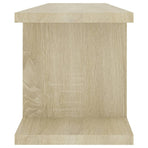 Wall Shelves 2 pcs Sonoma Oak 75x18x20 cm Engineered Wood