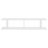 Wall Shelves 2 pcs White 90x18x20 cm Engineered Wood