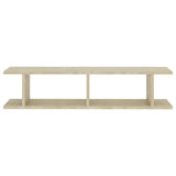 Wall Shelves 2 pcs Sonoma Oak 90x18x20 cm Engineered Wood - 45-Degree Angle