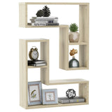 Wall Shelves 2 pcs Sonoma Oak 50x15x50 cm Engineered Wood
