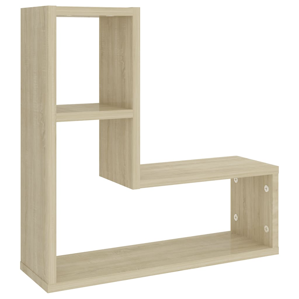 Wall Shelves 2 pcs Sonoma Oak 50x15x50 cm Engineered Wood