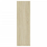 Wall Shelves 2 pcs Sonoma Oak 50x15x50 cm Engineered Wood - Rear View