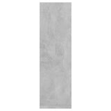 Wall Shelves 2 pcs Concrete Grey 50x15x50 cm Engineered Wood - Rear View