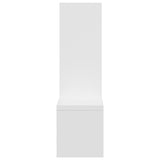 Wall Shelves 2 pcs White 50x15x50 cm Engineered Wood - Rear View
