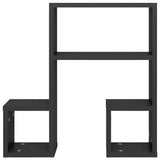 Wall Shelves 2 pcs Grey 50x15x50 cm Engineered Wood