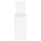 Car-shaped Wall Shelf White 82x15x51 cm Engineered Wood - Top-Down View