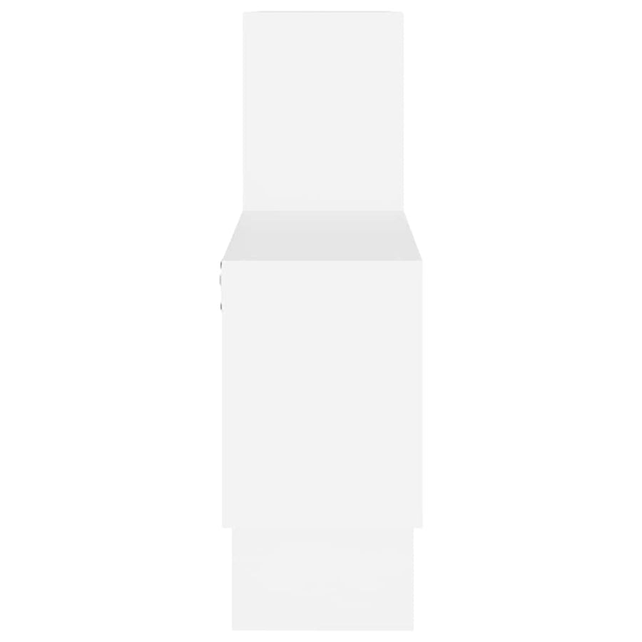 Car-shaped Wall Shelf White 82x15x51 cm Engineered Wood