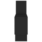 Car-shaped Wall Shelf Black 82x15x51 cm Engineered Wood - Top-Down View