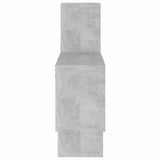 Car-shaped Wall Shelf Concrete Grey 82x15x51 cm Engineered Wood - Top-Down View