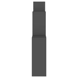Wall Cube Shelf Grey 80x15x78.5 cm Engineered Wood - Top-Down View