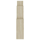 Wall Cube Shelf Sonoma Oak 80x15x78.5 cm Engineered Wood - Top-Down View