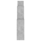 Wall Cube Shelf Concrete Grey 80x15x78.5 cm Engineered Wood - Top-Down View