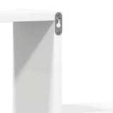 Wall Shelves 2 pcs White 100x15x20 cm Engineered Wood