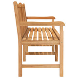 Garden Bench 150 cm Solid Teak Wood - Top-Down View