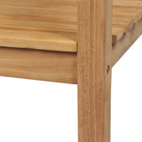 Garden Bench 228 cm Solid Teak Wood - 45-Degree Angle