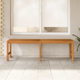 Garden Bench 150 cm Solid Teak Wood - Side View