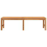 Garden Bench 150 cm Solid Teak Wood - Top-Down View
