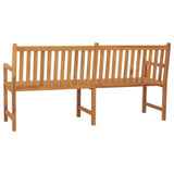 Garden Bench 180 cm Solid Teak Wood - Side View