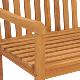 Garden Bench 180 cm Solid Teak Wood - 45-Degree Angle