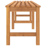 Garden Bench 180 cm Solid Teak Wood - 45-Degree Angle
