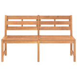 Garden Bench 150 cm Solid Teak Wood - Side View
