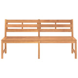 Garden Bench 180 cm Solid Teak Wood - Side View