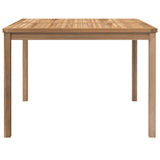 Garden Dining Table 110x110x77 cm Solid Teak Wood